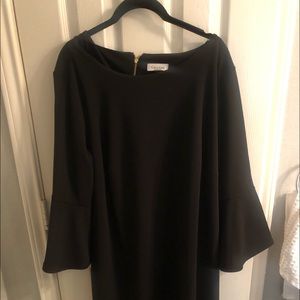 Knee length bell sleeve Calvin Klein dress
